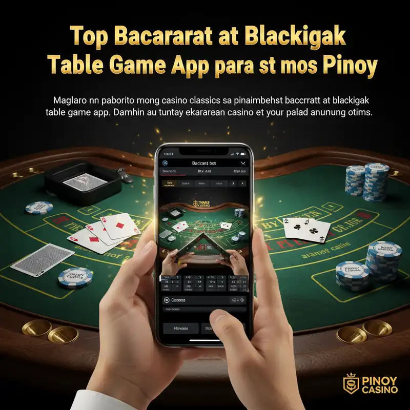 Pinakamahusay na table game app para sa Baccarat at Blackjack