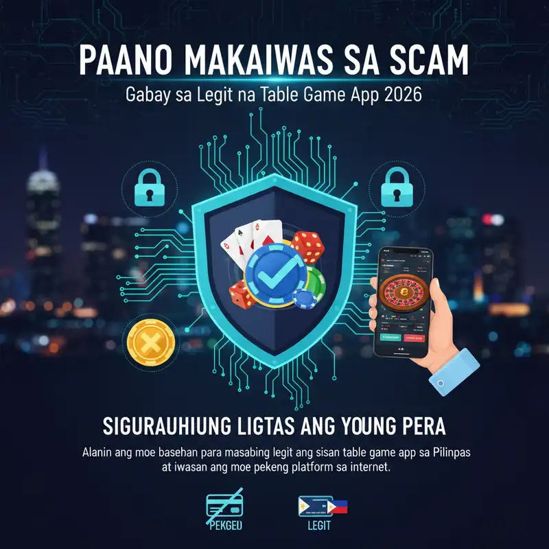 Gabay sa pagpili ng legit na table game app 2026